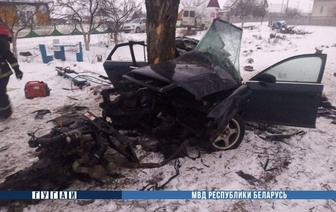 Страшная авария в Лунинецком районе - один человек погиб и двое травмированы