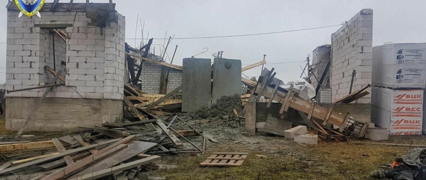 В Гродно при строительстве дома обвалилось перекрытие – погибли два человека