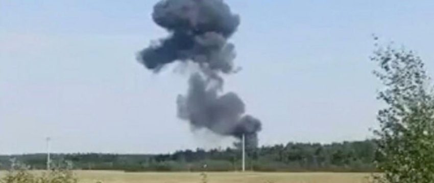 Под Москвой разбился новейший военно-транспортный самолет Ил-112в. Экипаж погиб