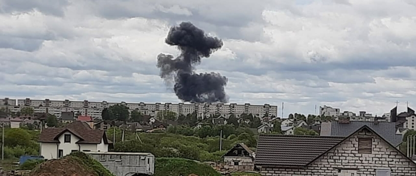 В Барановичах упал военно-учебный самолет — погибли оба летчика