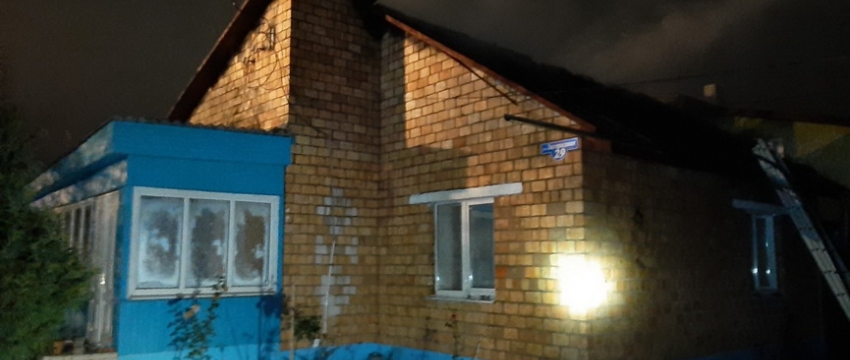 Жилой дом горел ночью в Барановичах