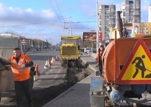 Как в Бресте идет ремонт дорог на остановках общественного транспорта