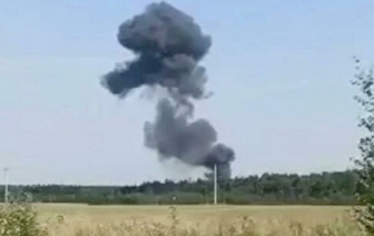 Под Москвой разбился новейший военно-транспортный самолет Ил-112в. Экипаж погиб
