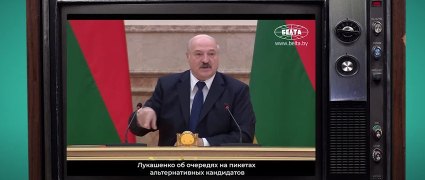 Видеофакт. Одни и те же сторонники Лукашенко на БТ