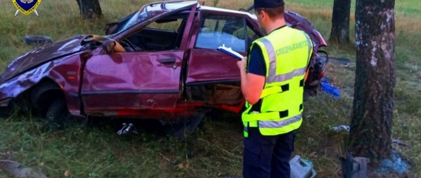 Страшная авария в Слуцком районе: Renault врезался в дерево — погибли два человека