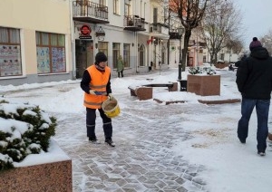 Предприятия помогают коммунальщикам Бреста в уборке снега