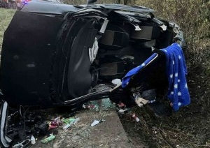 В Пружанском районе водитель уснул за рулем и вылетел в кювет