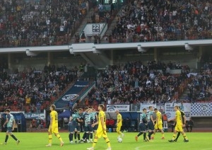 «Шахтер» и брестское «Динамо» сыграли вничью в матче с шестью голами. Видео