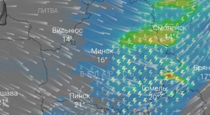 Сегодня! На восток Беларуси идёт ураган. Ветер до 118 км/час. МЧС попросило не выходить на улицы