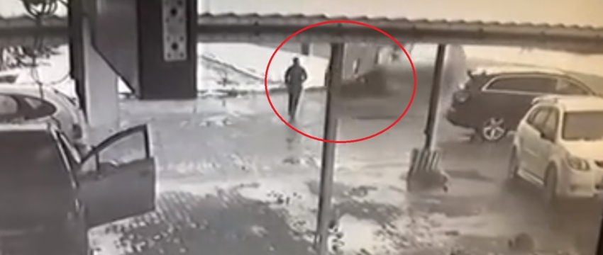 Пункт назначения по-белорусски: в Бобруйске на видео попало, как мужчина убегал от кувыркающегося автомобиля
