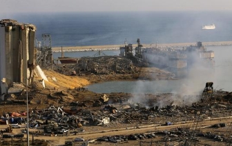 В сети опубликовали шокирующие снимки из космоса Бейрута до и после взрыва
