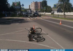 В Брестской области сбит очередной велосипедист