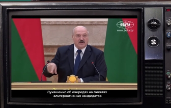 Видеофакт. Одни и те же сторонники Лукашенко на БТ