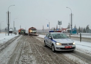 В Бресте и области 25 ноября объявлен оранжевый уровень из-за гололедицы