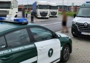 В Польше экипаж белорусов попался транспортникам при «фокусах» с тахографом