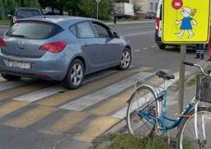 Автоледи в Барановичах сбила велосипедистку