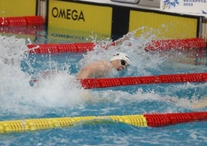 На базе Дворца водных видов спорта в Бресте завершились состязания по плаванию в рамках II Игр стран СНГ