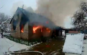 Жилой дом горел в Барановичском районе
