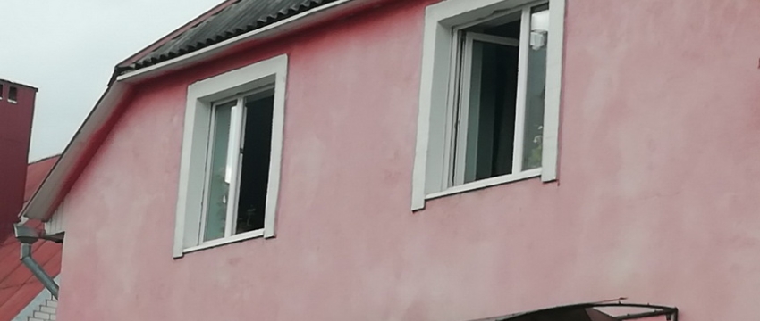В Барановичах горел жилой дом