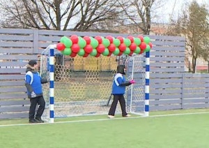 В Жабинке на базе cредней школы №2 открылось отделение футбола