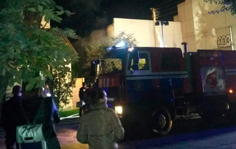 В Барановичах ночью горело двухэтажное кирпичное здание